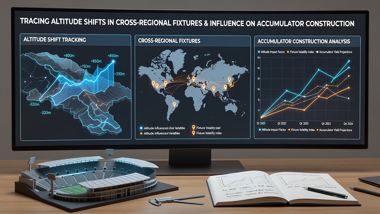 Data charts displaying altitude impact statistics on European football matches and betting trends